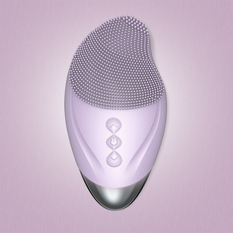 Heated electric silicone cleansing instrument