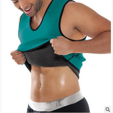 Men's Body Sculpting Vest, Waist And Abdomen, Sweaty Sportswear