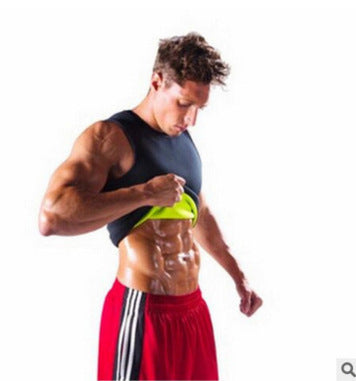 Men's Body Sculpting Vest, Waist And Abdomen, Sweaty Sportswear