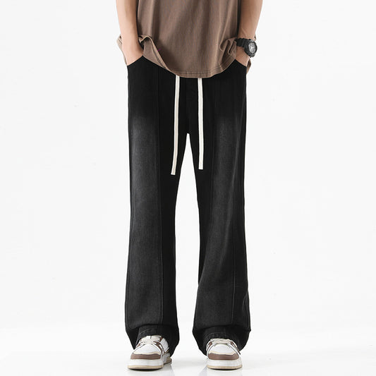 American Fashion Personality Stitching Jeans Men