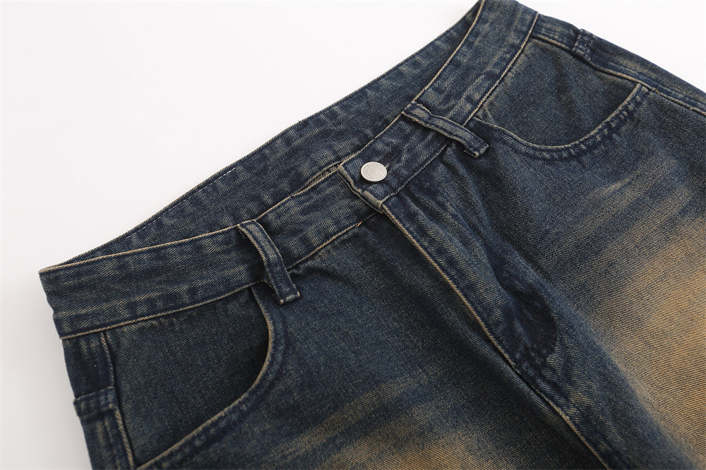 Fashion Personality Straight Jeans Men