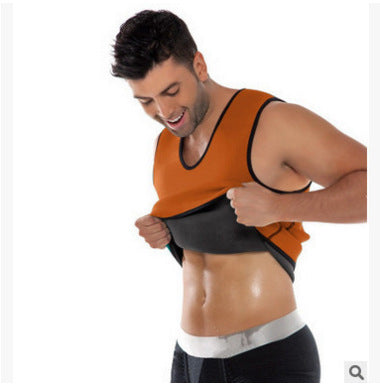 Men's Body Sculpting Vest, Waist And Abdomen, Sweaty Sportswear