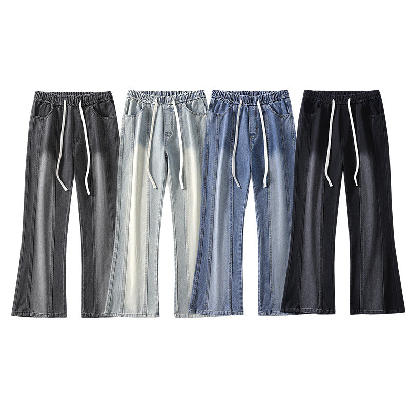 American Fashion Personality Stitching Jeans Men