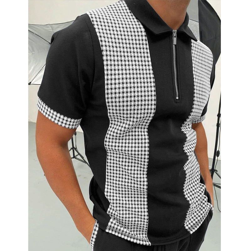 Men's Polo Shirt Men Solid Polo Shirts