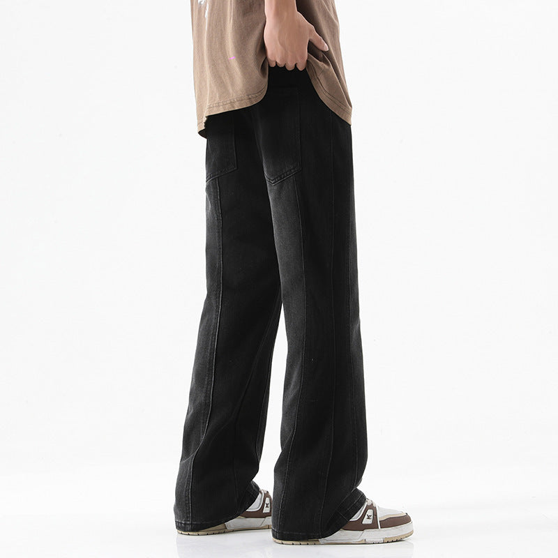 American Fashion Personality Stitching Jeans Men