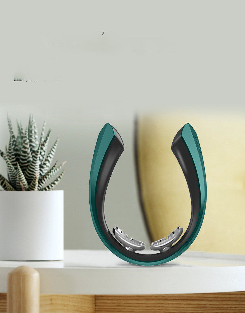 Cervical Massager Shoulder Smart Remote Control Dual-Pulse Electric Super Light Neck Massage Relief Relax Voice Prompt