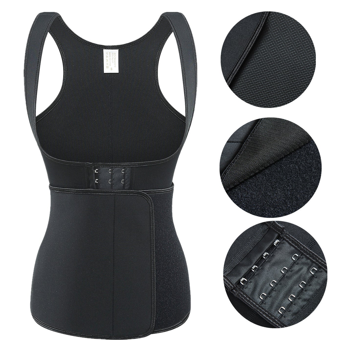Neoprene Corset Vest Sports Body Sculpting Burst Sweatshirt Breasted Women's Waist Belt Waistband Corset Belt