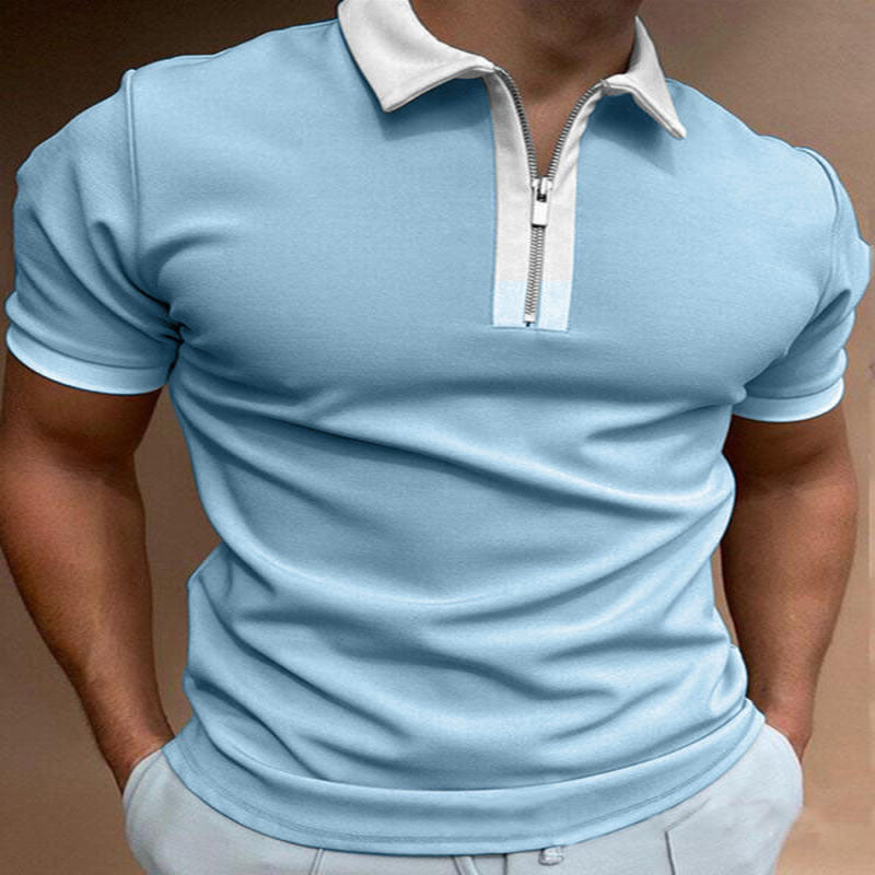 Men's Polo Shirt Men Solid Polo Shirts