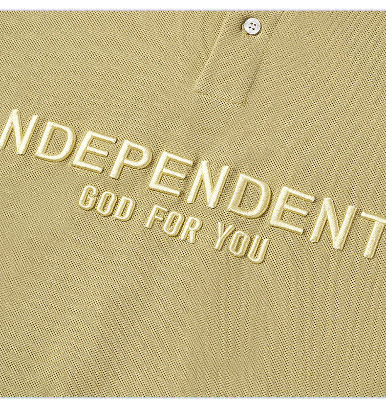 Casual Alphabet Embroidery Tops For Men And Women